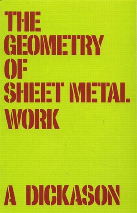 geometry of sheet metal work pdf|The Geometry Of Sheet Metal Work .